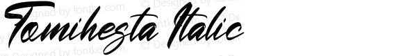 Tomihesta Italic