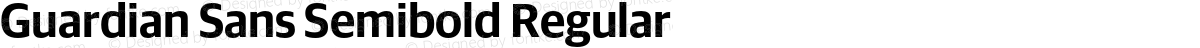 Guardian Sans Semibold Regular