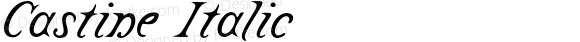 Castine Italic