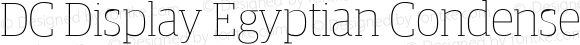 DC Display Egyptian Condensed 1Thin