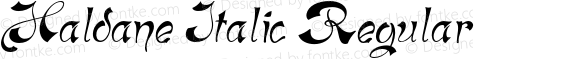 Haldane Italic Regular