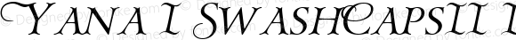 Yana I SwashCapsII Italic