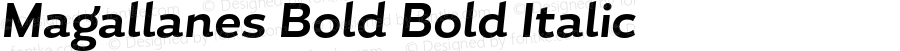 Magallanes Bold Bold Italic