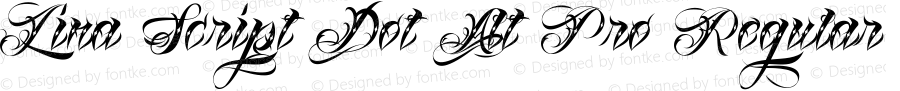 Lina Script Dot Alt Pro Regular Version 1.000