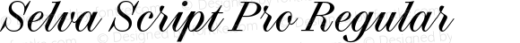 Selva Script Pro Regular