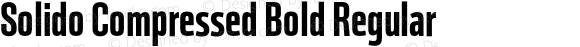 Solido Compressed Bold Regular