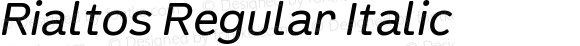 Rialtos Regular Italic