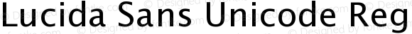 Lucida Sans Unicode Regular