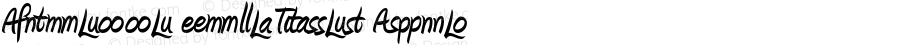 AmienneLigatures-Bold