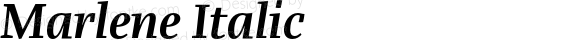 Marlene Italic