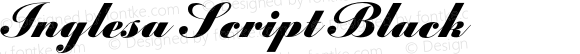 Inglesa Script Black