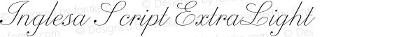 Inglesa Script ExtraLight