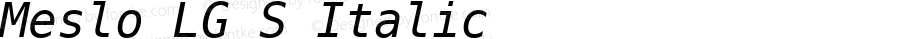 Meslo LG S Italic