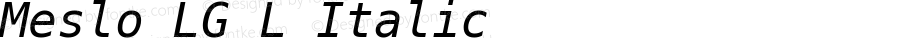 Meslo LG L Italic