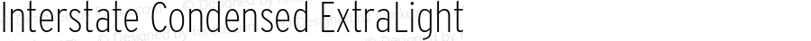 InterstateCondensed XLight