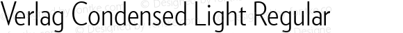 Verlag Condensed Light Regular