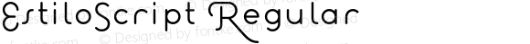 EstiloScript Regular