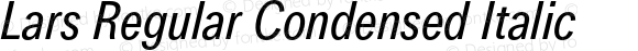 Lars Regular Condensed Italic