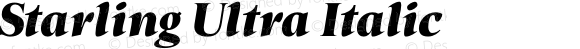 Starling Ultra Italic