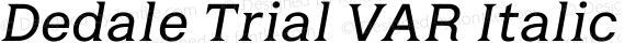 Dedale Trial VAR Italic