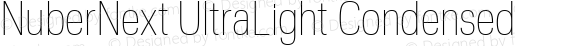NuberNext UltraLight Condensed