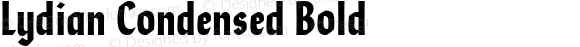 Lydian Condensed Bold
