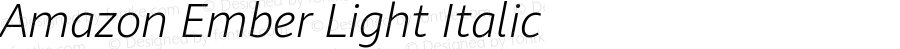 Amazon Ember Light Italic