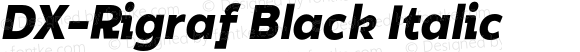 DX-Rigraf Black Italic