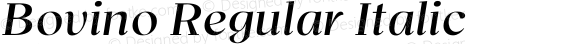 Bovino-RegularItalic