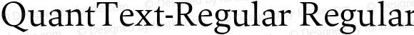 QuantText-Regular Regular