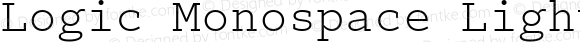 Logic Monospace Light