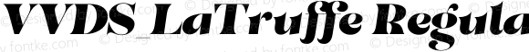 VVDS_LaTruffe Regular Italic