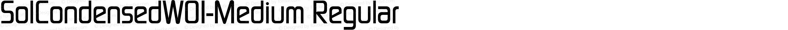 SolCondensedW01-Medium Regular