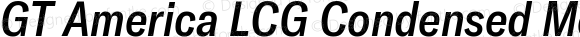 GT America LCG Condensed Medium Italic