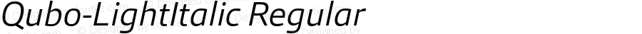 Qubo-LightItalic