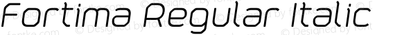 Fortima Regular Italic