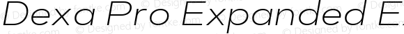 Dexa Pro Expanded Extra Light Italic