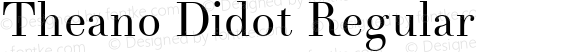 Theano Didot Regular Version 2.0