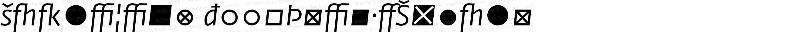 FedraSans BookItalicExpert