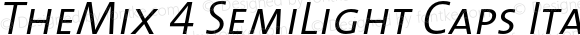 TheMix 4 SemiLight Caps Italic 1.0