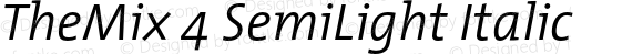 TheMix-4SemiLightItalic