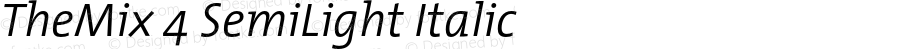 TheMix-4SemiLightItalic