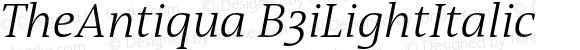 TheAntiqua-B3iLightItalic