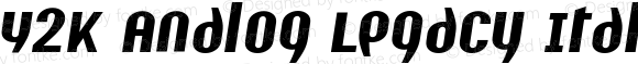 Y2K Analog Legacy Italic