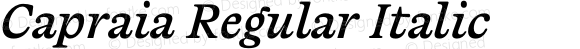 Capraia Regular Italic