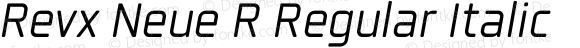 Revx Neue R Regular Italic