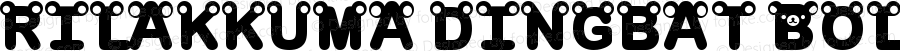 rilakkuma dingbat Bold