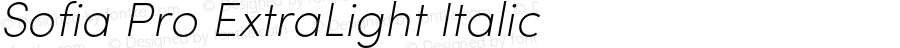 SofiaPro-ExtraLightItalic