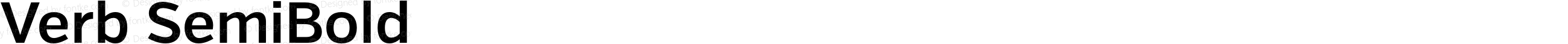 Verb SemiBold