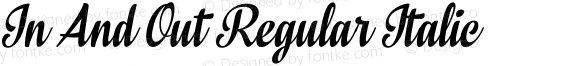 In And Out Regular Italic